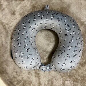FRENCH CONNECTION Gray Floral YOUTH Girls Travel Neck Pillow